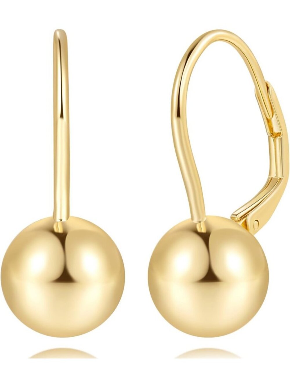 Elegant 14K Gold Hoop Earrings for Women - Stylish & Versatile Jewelry Accessory